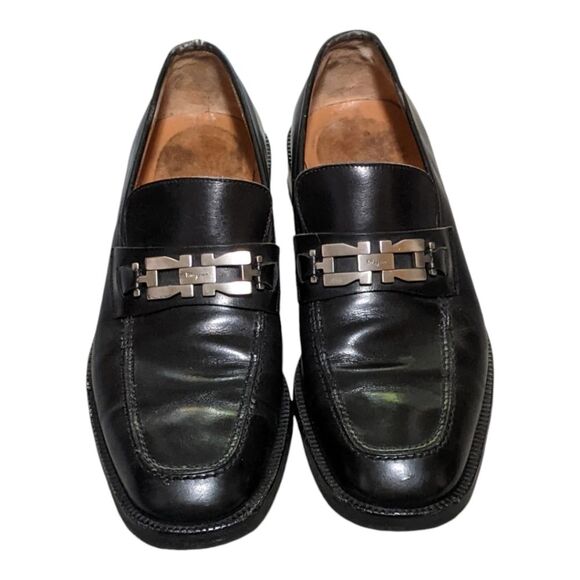 Salvatore Ferragamo Other - Salvatore Ferragamo men's horse bit black leather classic dress shoe Italy 8D